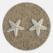 Starfish seal sticker