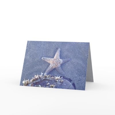 Starfish Semi Immersed Card by ggbythebay