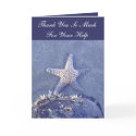 Starfish Thank You Card