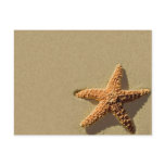 Starfish Tropical Event And Wedding Invitation postcards