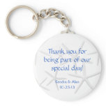 Starfish Wedding Personalised Favours keychains