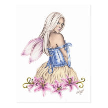 Stargazer Fairy Postcard