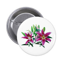 Stargazer Lily Family Pin