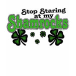 Staring at Shamrocks M77 t-shirts