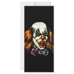 Staring Evil Clown rack cards
