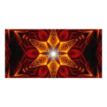 Staritual Fractal Photo Card Template
