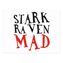 Stark Raven Mad Post Card