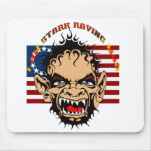 Stark-Raving-Mad-set-1 Mouse Mat