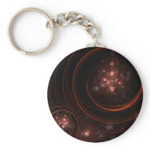 Starlight Abstract Art Keychain