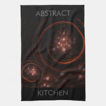 Starlight Abstract Art Kitchen Towel