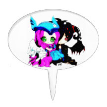 Starlight Custom Art Cake Toppers