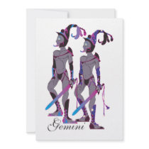 Starlight Gemini (Male) Invitations