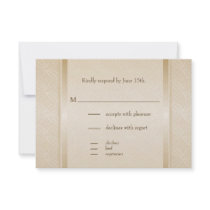 Starlight Golden Flare Monogrammed Elegant RSVP Custom Invitation