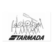 Starmada gear rectangular sticker