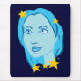 Starry Blue Girl Mousepads