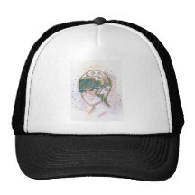 Starry Flapper Twisted Mesh Hats