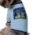 Starry Night - 2 Shih Tzus (A+Y) pet clothing