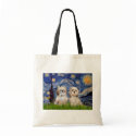 Starry Night - 2 Sihih Tzus (P+Y) bags