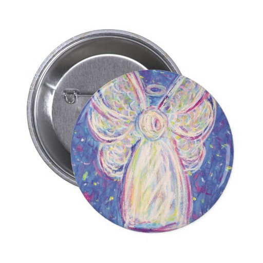 Starry Night Angel Button