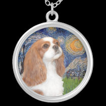 Starry Night - Blenheim Cavalier King Charles necklaces