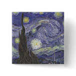 Starry Night buttons