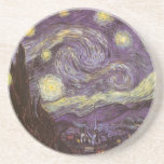 Starry Night by Vincent van Gogh Beverage Coasters