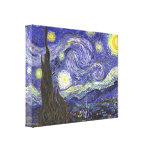 Starry Night by Vincent van Gogh Stretched Canvas Print
