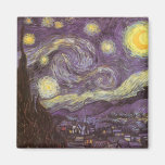 Starry Night by Vincent van Gogh Fridge Magnet