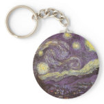 Starry Night by Vincent van Gogh keychains