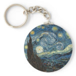 Starry Night by Vincent Van Gogh keychains