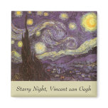 Starry Night by Vincent van Gogh magnets
