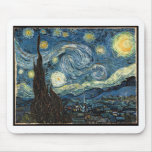 Starry Night by Vincent Van Gogh mousepads