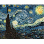 Starry Night by Vincent van Gogh photo sculptures