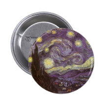 Starry Night by Vincent van Gogh Pin