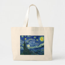 Starry Night Canvas Bag