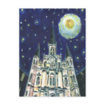 Starry Night Cathedral Post Card