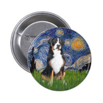 Starry Night-Greater Swiss Mountain Dog buttons