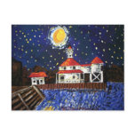 Starry Night Light House postcards