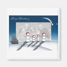 Starry Night Maget with Your Photo Magnet