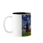 Starry Night - Old English 6 mugs