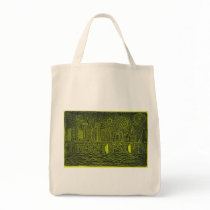 Starry Night Over New York...Who Is John Galt? Canvas Bags