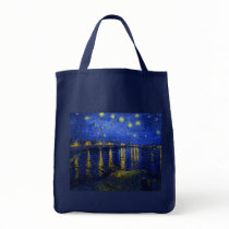 Starry Night Over The Rhone Bag