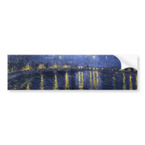 Starry Night Over the Rhone Bumper Stickers