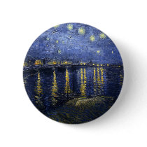 Starry Night Over the Rhone Button