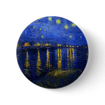 Starry Night Over The Rhone Buttons