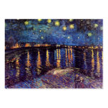 Starry night over the Rhone by Van Gogh business cards
