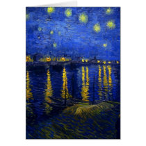 Starry Night Over The Rhone Cards