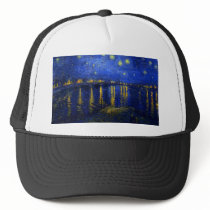 Starry Night Over The Rhone Hat