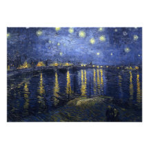 Starry Night Over the Rhone Invitation