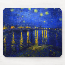 Starry Night Over the Rhone  Mousepad 2